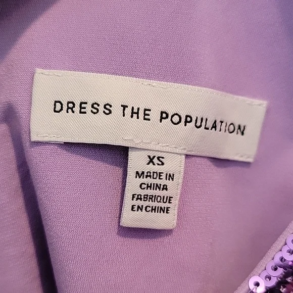 Dress the Population Purple Sequin Maxi Dress - Picture 6 of 7
